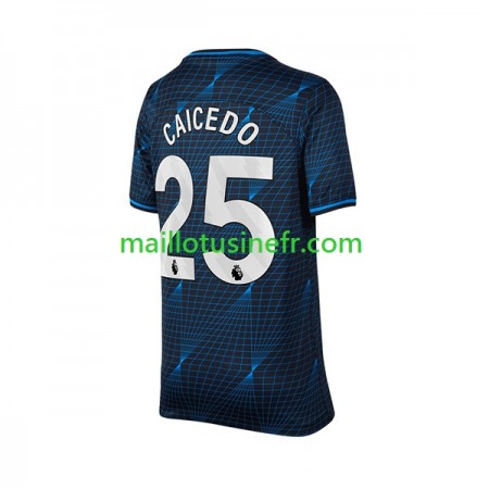 Maillot de Foot Chelsea Moises Caicedo 25 Extérieur 2023-24 Maillot de Foot Chelsea Moises Caicedo 25 Extérieur 2023-24